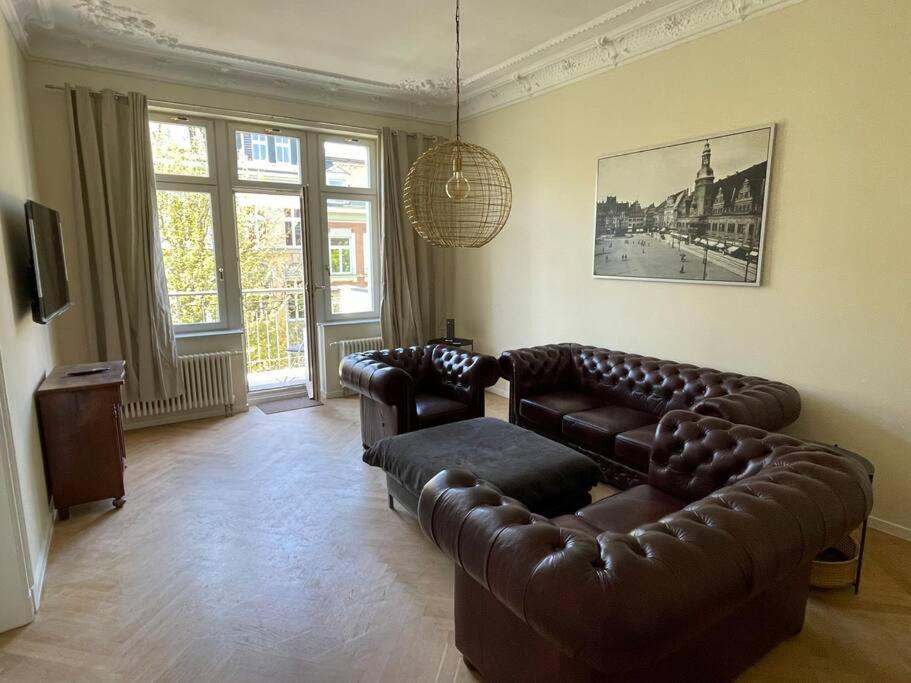 Ruhige&Charmante Altbauwohnung Leipzig Dış mekan fotoğraf
